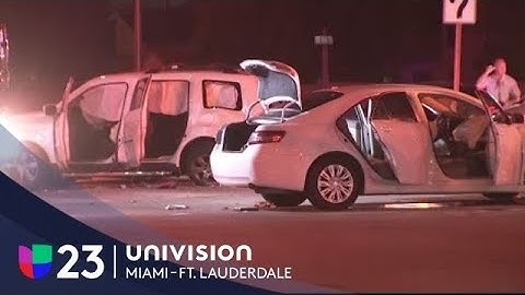 Accidente múltiple en el suroeste de Miami-Dade deja al menos dos adultos mayores en el hospital