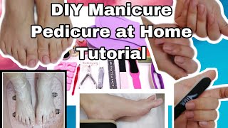 Diy manicure pedicure at home tutorial ...