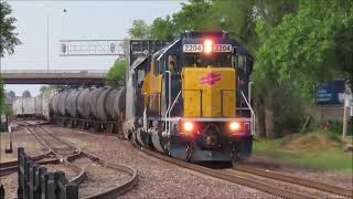 Union Pacific MBNAS at Bloomington, IL - May 16, 2024