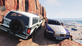 Cars vs Cliff Roads #1 - BeamNG Drive
