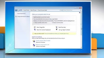 How to turn off animations in Windows® 7