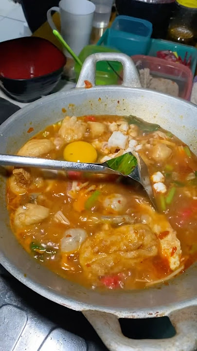 How to make seblak is very popular, starting from 10,000 it is always busy #food #foodie #culinar...