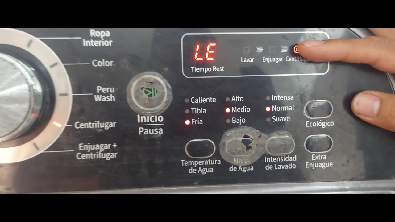 #error  #LE, #lavadora  #daewoo winia SOLUCIÓN!