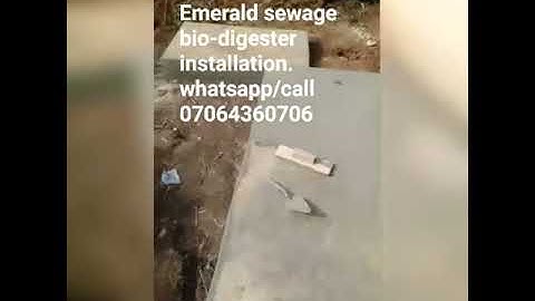 Emerald Life Biodigester Installation