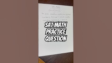 Daily SAT math challenge 🔥 Drop your answer in the comments! #satmath #satmathprep #satmathhacks