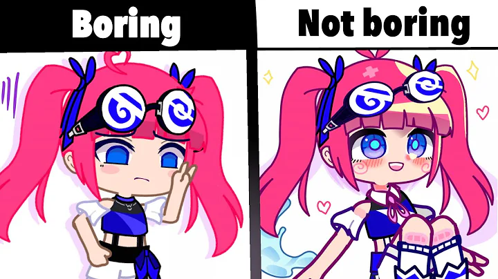what we should do to not make our oc's boring 😴😩 (gacha club) ✨