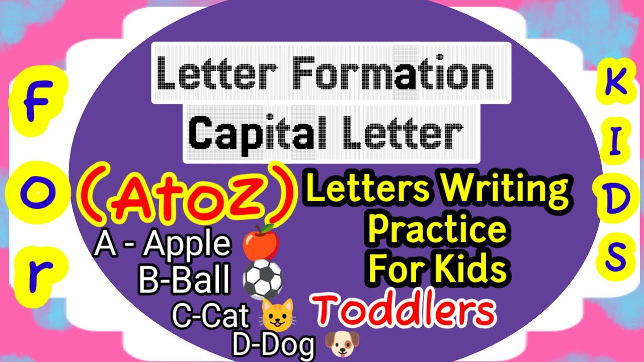Letter Formation Capital letter AtoZ