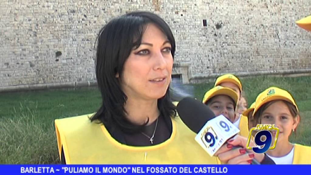 BARLETTA | 'Puliamo il mondo' nel Fossato del Castello