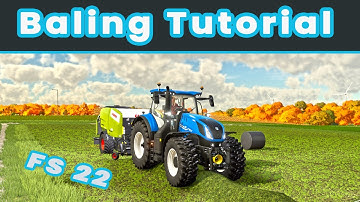 Farming Simulator 22: Baling | Beginner Guide Short Tutorial series
