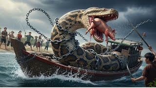 Heroic Police Rescue Pig Saved From Deadly Giant Python Just In Time