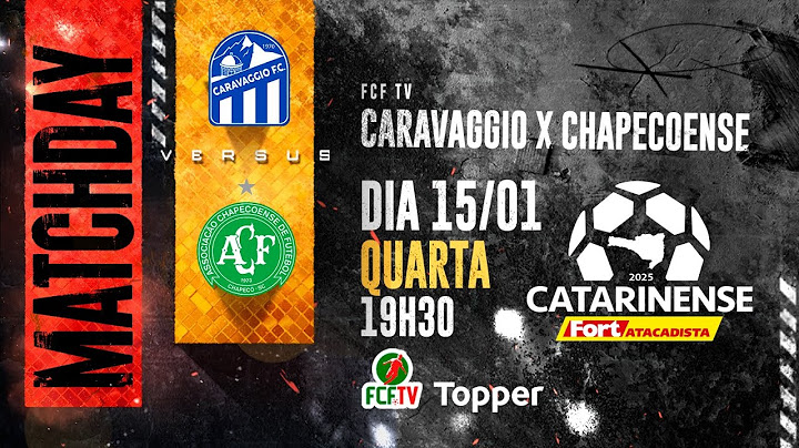 AO VIVO | CARAVAGGIO X CHAPECOENSE | CATARINENSE FORT ATACADISTA 2025