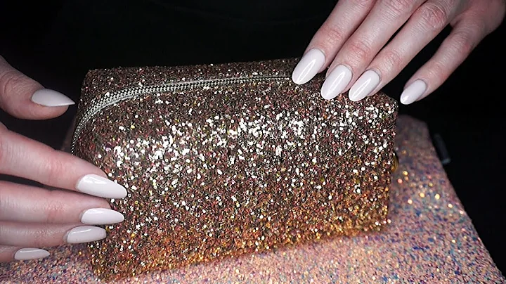 ASMR Sparkly Textured Makeup Bags | Deep Gritty Scratching | No Talking