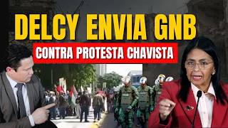 GNB REPRIME LA PRIMERA PROTESTA CHAVISTA