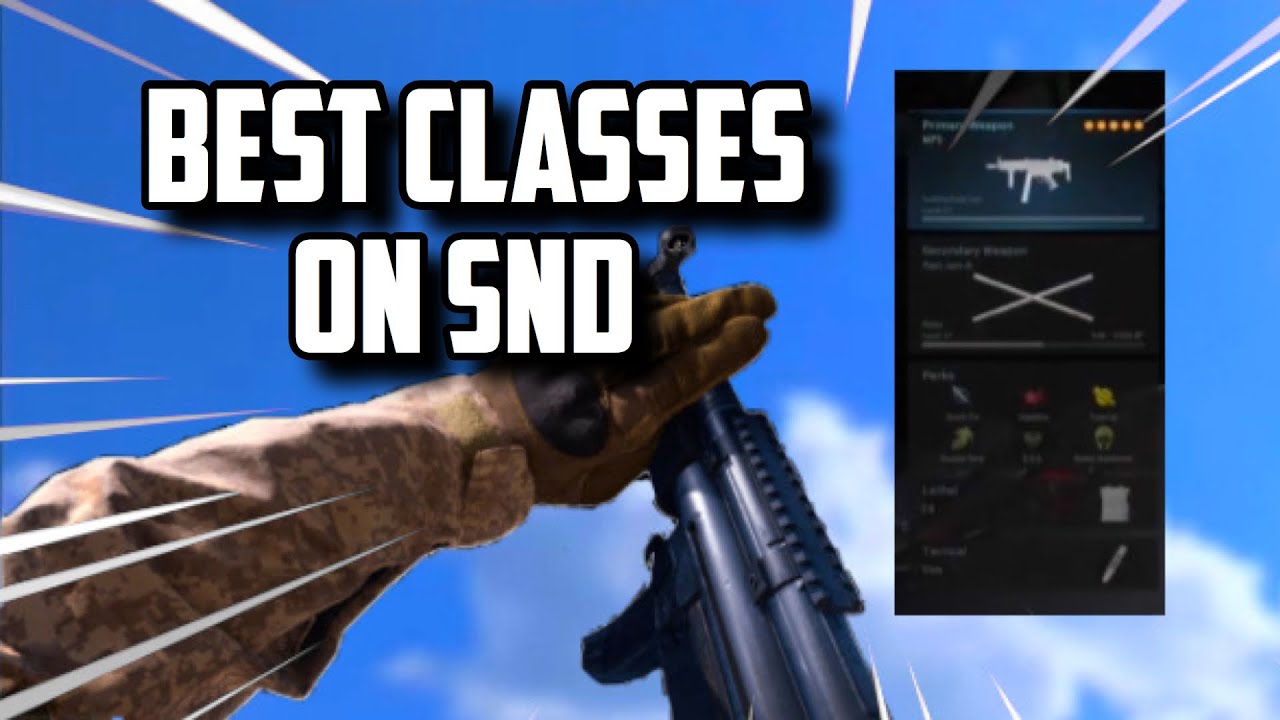 Modern Warfare Best SnD Class Setups! (MW Search And Destroy Class