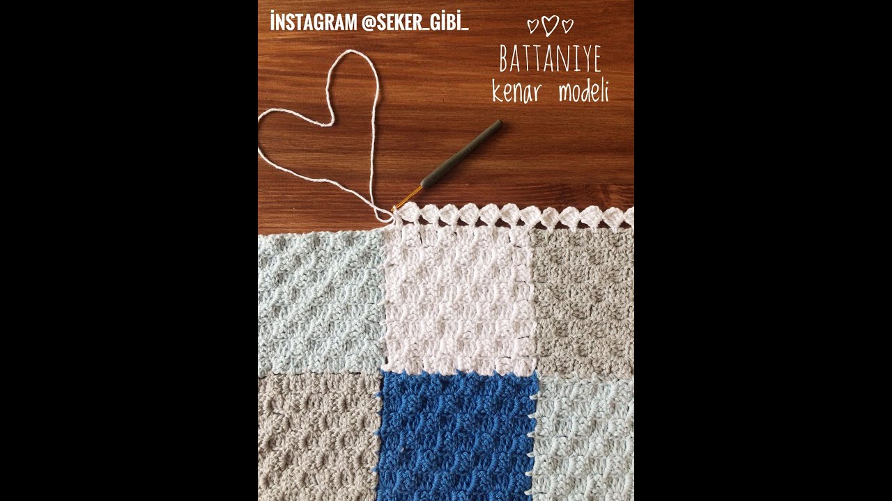 Battaniye kenar modeli
