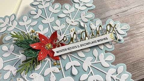 Snowflake Shaped card