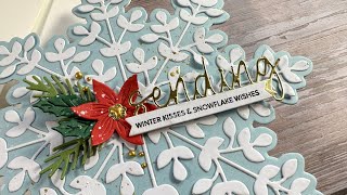 Snowflake Shaped card