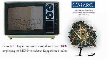 1988 Synclavier produced TV spot for Cafaro