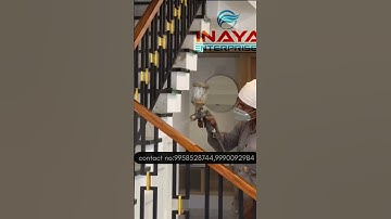 MS staircase railing #staircase #railing #iron #design #viral #short video #@inaya___enterprises