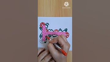Alphabet series #10: letter J calligraphy/ alphabet J zentangle pattern art #trending #shorts #viral