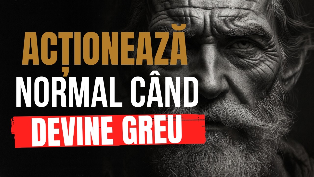 ACȚIONEAZĂ CALM CHIAR ȘI ATUNCI CÂND TOTUL DEVINE DIFICIL | STOICISM