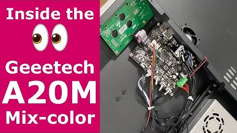 A Quick Look into interior of Geeetech A20M