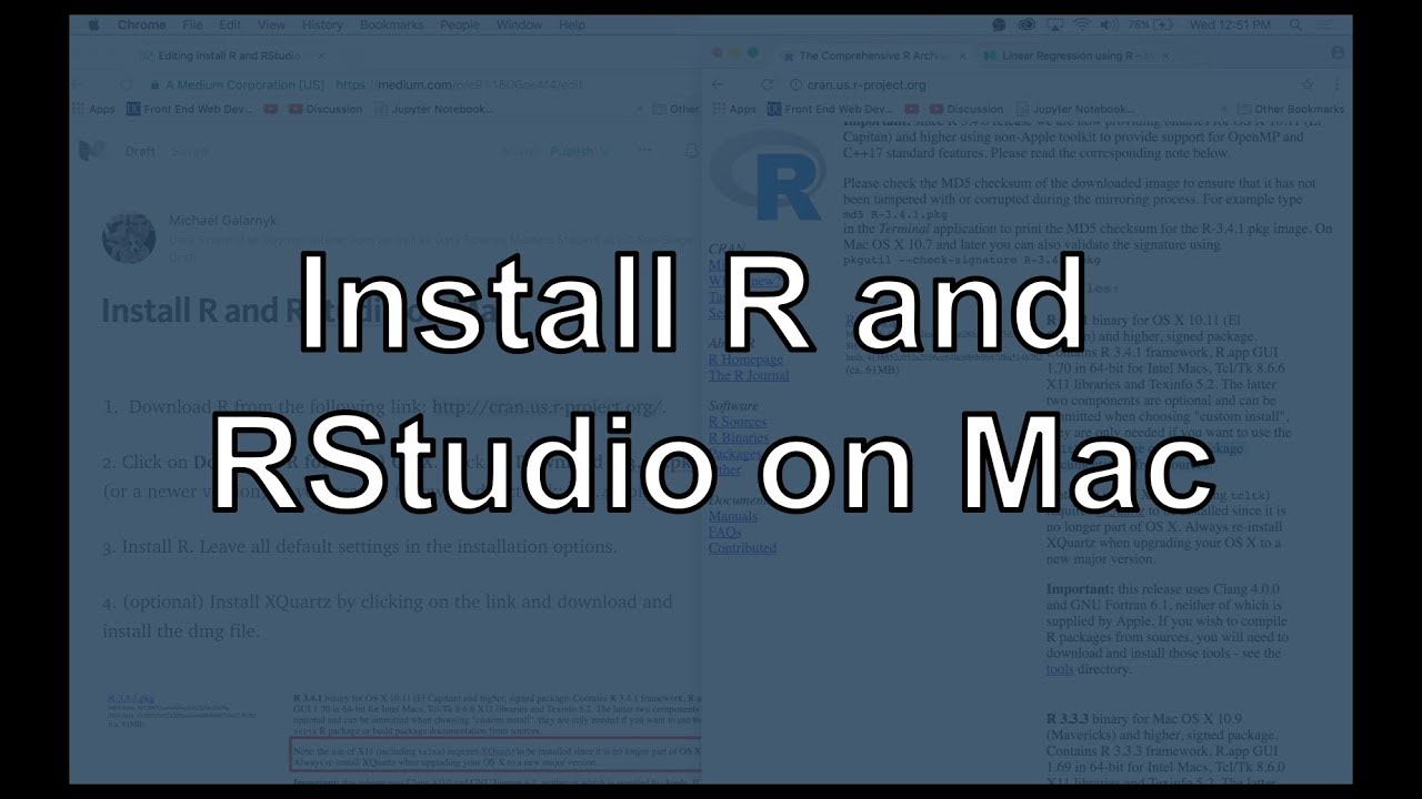 r studio for mac