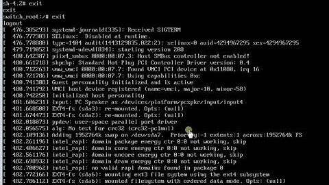 Root Password Reset RHEL7