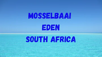 Mossel Bay. Eden. Western Cape South Africa. Januarie 2023