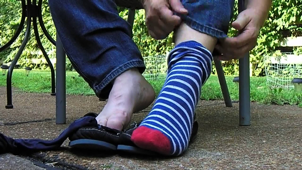Changing Socks... YouTube