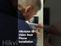 Hikvision IP Video Door Phone Installation #shortvideo #shorts #viral