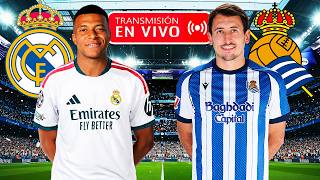 REAL MADRID vs REAL SOCIEDAD 🔴 EN VIVO con Mbappé y Vinicius por la fecha 1 de España | REACCIÓN