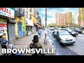 ⁴ᴷ⁶⁰ Walking NYC : Brownsville, Brooklyn Housing Projects