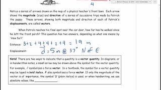 Physics 12 u1l2 introduction to vectors