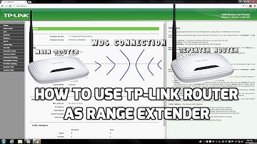 How to use Tp-Link Router As Range Extender