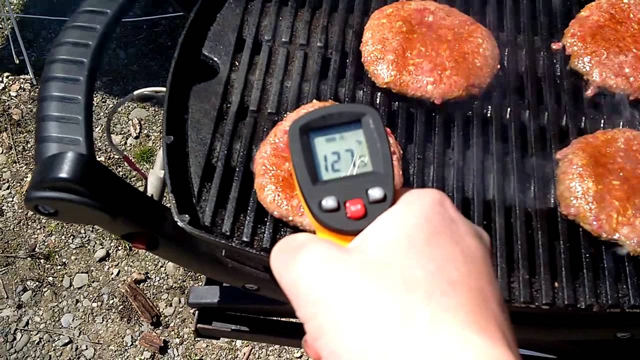 Infrared Thermometer On Burgers YouTube