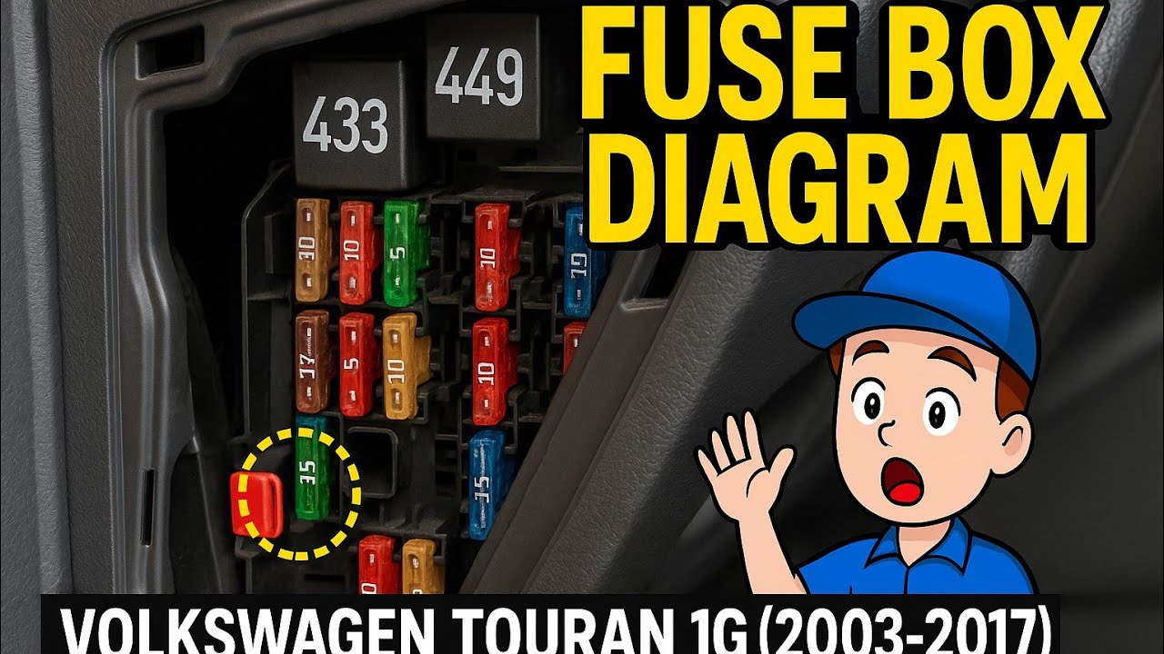 vw touran cigarette lighter fuse location Volkswagen Touran 1G (2003-2017)Fuse Box Diagram with location Details