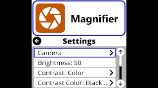 Magnifier - Live Magnification and Settings