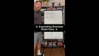 GCSE Maths | Expanding Brackets (Made Easy!) #shorts