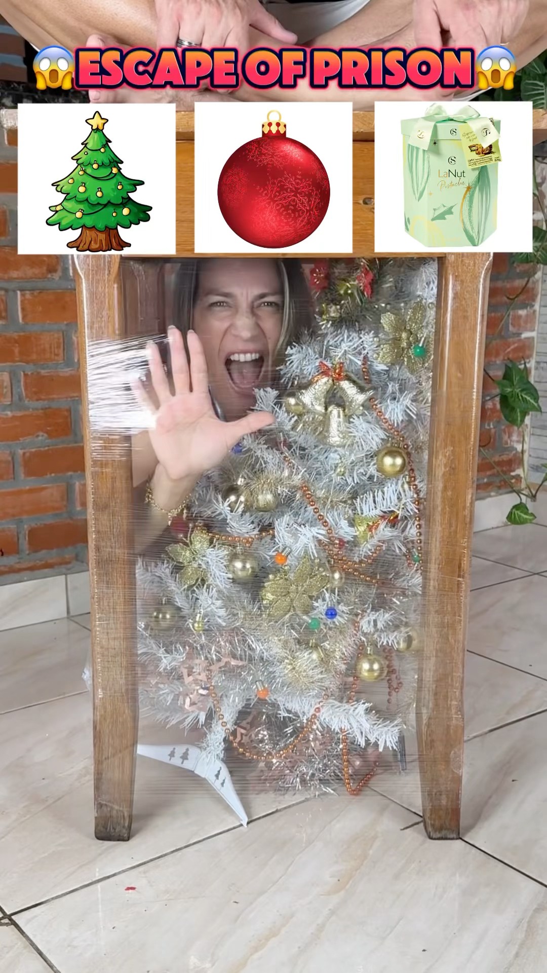 Qual item de natal vai escapar?!? #shorts #challenge