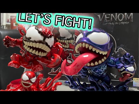Hot Toys Venom Let There Be Carnage Cosbaby Fight Boxset Unbox