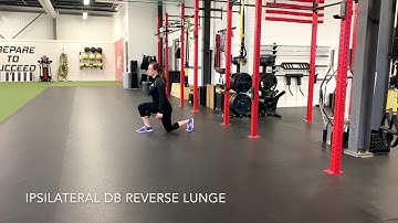 IPSILATERAL DB REVERSE LUNGE