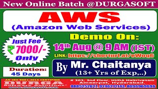 AWS (Amazon Web Services) Online Training @ DURGASOFT screenshot 3