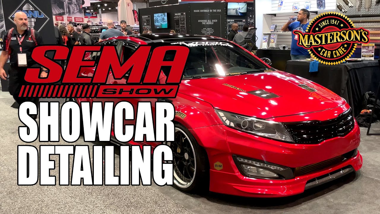 Detailing Show Cars at SEMA Show in Las Vegas! Masterson's Car Care