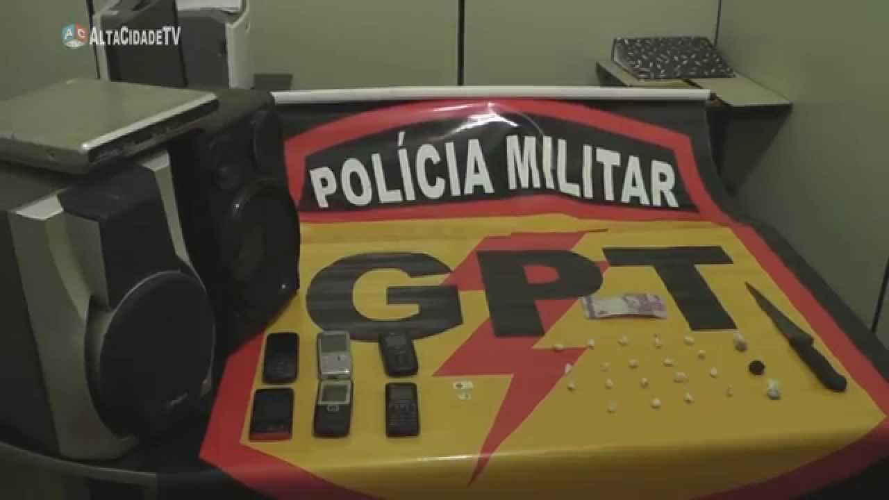 Homem é preso pelo GPT por tráfico após vender drogas para dois usuários
