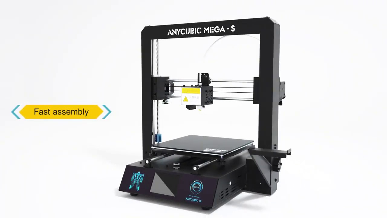 ANYCUBIC Mega S 3D Printer - YouTube