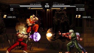 SNK VS CAPCOM SVC Chaos ||  Ken & Violent Ken VS Mr Karate & Serious Mr Karate || Epic Fight ||