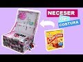 Vero Vi 💋 COMO HACER UN NECESER CON CAJA 💜 especial para costura!