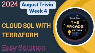 Cloud SQL with Terraform | GSP234 |