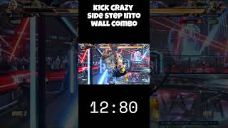 king side step into wall combo #tekken8 #tekken7 #minicombo #fgc